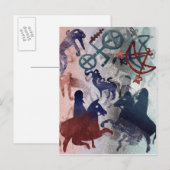 Pictish Reiter 1996 Postkarte (Vorne/Hinten)