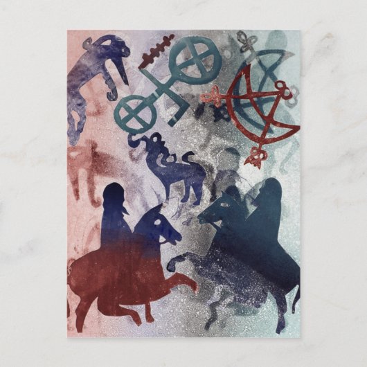 Pictish Reiter 1996 Postkarte (Vorderseite)