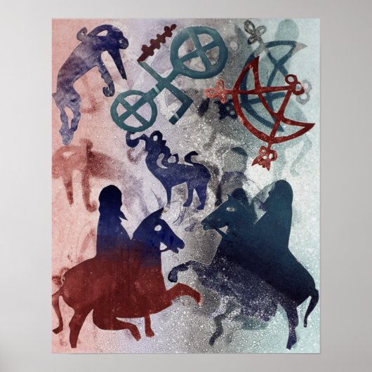 Pictish Riders 1996 Poster (Vorne)