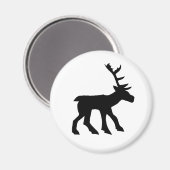 Pictish Stag Cutout Magnet (Vorderseite/Rückseite)