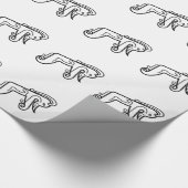 Pictish Tier Geschenkpapier (Ecke)