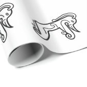 Pictish Tier Geschenkpapier (Rolleneckpunkt)