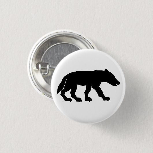Pictish Wolf Cutout Button (Vorne & Hinten)