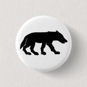 Pictish Wolf Cutout Button (Vorderseite)