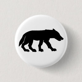 Pictish Wolf Cutout Button