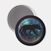 Pictish Wolf Space Orb Magnet (Vorderseite/Rückseite)