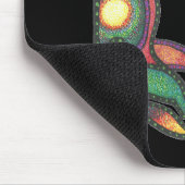 Pictish Wolf Sun Mousepad (Ecke)