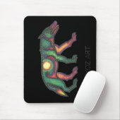 Pictish Wolf Sun Mousepad (Mit Mouse)