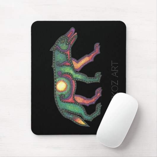 Pictish Wolf Sun Mousepad (Mit Mouse)