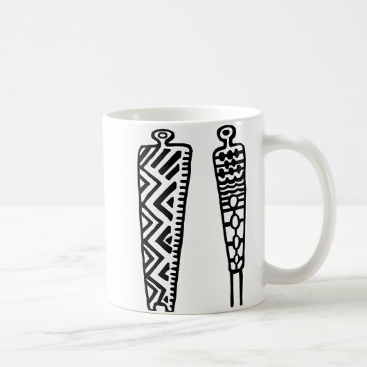Pictograph Men-BW Kaffeetasse (Rechts)