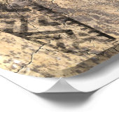 Pictograph men-stone poster (Ecke)