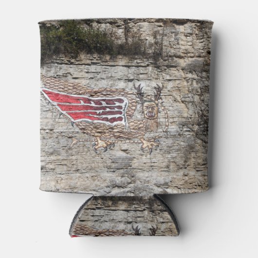 Pictograph Piasa Bird Foto Dosenkühler (Vorderseite)