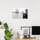 Picton Castle gefolgt von Jolly Brise Poster (Heimbüro)