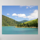 Picton, Neuseeland. Das Tor zwischen Nord Poster (Vorne)