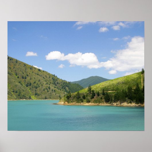 Picton, Neuseeland. Das Tor zwischen Nord Poster (Vorne)