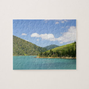 Picton, Neuseeland. Das Tor zwischen Nord Puzzle