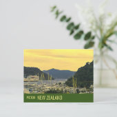 Picton New Zealand Marlborough Sounds travel Postkarte (Stehend Vorderseite)