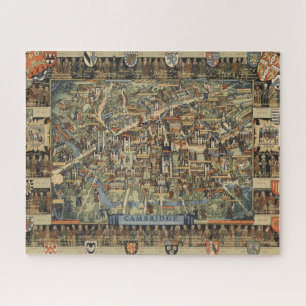 Pictorial Map of Cambridge, England Puzzle