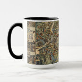 Pictorial Map of Cambridge, England Tasse (Links)