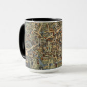 Pictorial Map of Cambridge, England Tasse (Vorderseite Links)