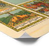 Pictorial Map von Mexiko Poster (Ecke)