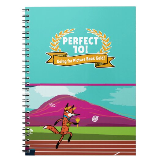 Picture Book Summit 2024 Perfect 10 Notebook Notizblock (Vorderseite)