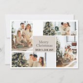 Picture Collage Frohe Weihnachtskarte Feiertagskarte (Vorderseite)