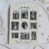 Picture Frames Hand Drawn Save The Date Card