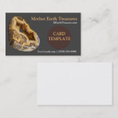 Picture Gemstone Godes Crystals Visitenkarte (Vorne/Hinten)