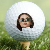 Picture Golf Ball, Golf Ball mit Gesicht, Foto