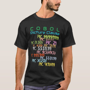 Picture-Klausel in der Cobol-Programmierung T-Shirt