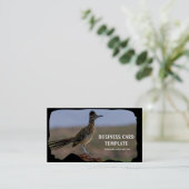 Picture Nature Wüste Bird Roadrunner Visitenkarte (Stehend Vorderseite)