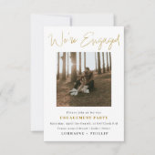 Picture Perfect, 2-Foto-Verlobung Einladung (Vorderseite)