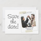 Picture Perfect Foto Style Save the Date Einladung (Vorderseite)