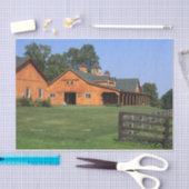 Picture Perfect Pferdeställe auf einem gepflegten  Seidenpapier (Handwerk)