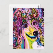 Picture Perfect Poodle Postkarte (Vorne/Hinten)