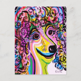 Picture Perfect Poodle Postkarte