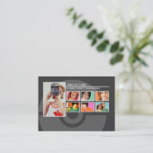 Picture Perfect Portfolio Chubby Business Cards Visitenkarte (Stehend Vorderseite)