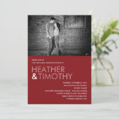 Picture Perfect Probe Dinner/Dusche Einladung (Stehend Vorderseite)