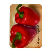 Picture Perfect Red Paprikaschoten Magnet (Vertikal)