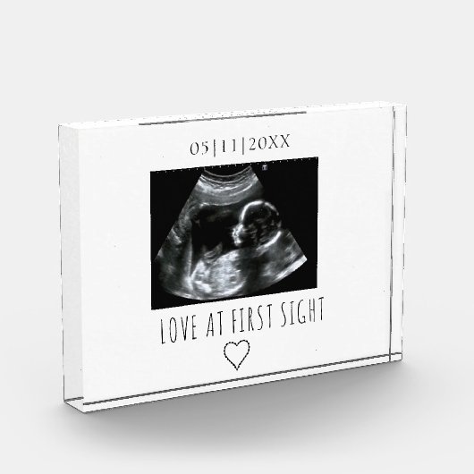 Picture Sonogram Geschenk Baby Ultrasound Foto Bl (Links)