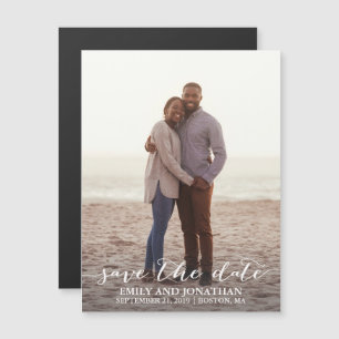 Picture Wedding Save the Date Magnete, ein Foto Magneteinladung