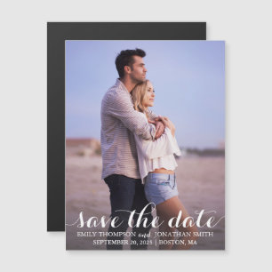 Picture Wedding Save the Date Magnete, ein Foto Magneteinladung