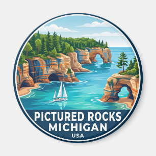 Pictured Rocks National Lakeshore USA Magnet