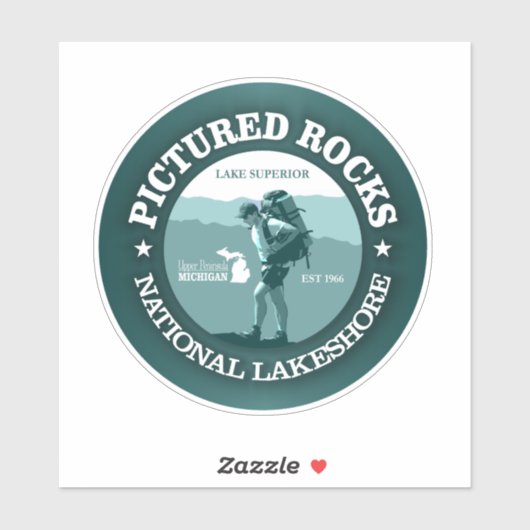 Pictured Rocks NL (T) Aufkleber (Blatt)