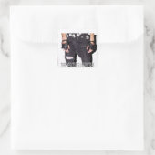 PICTUREPLANE - "DER NEGATIVE SLAVE-GEMISCHT" QUADRATISCHER AUFKLEBER (Tasche)