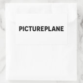 PICTUREPLANE - LOGO RECHTECKIGER AUFKLEBER (Tasche)