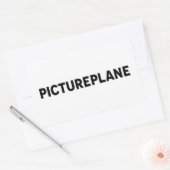 PICTUREPLANE - LOGO RECHTECKIGER AUFKLEBER (Umschlag)