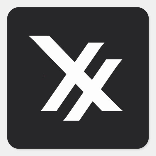 PICTUREPLANE - NEGATIVE SLAVE QUADRATISCHER AUFKLEBER (Vorderseite)