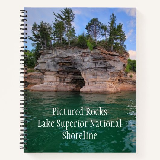 Pictures Rocks Lake Superior National Shoreline No Notizblock (Vorderseite)
